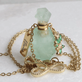 Collier élixir fluorite verte